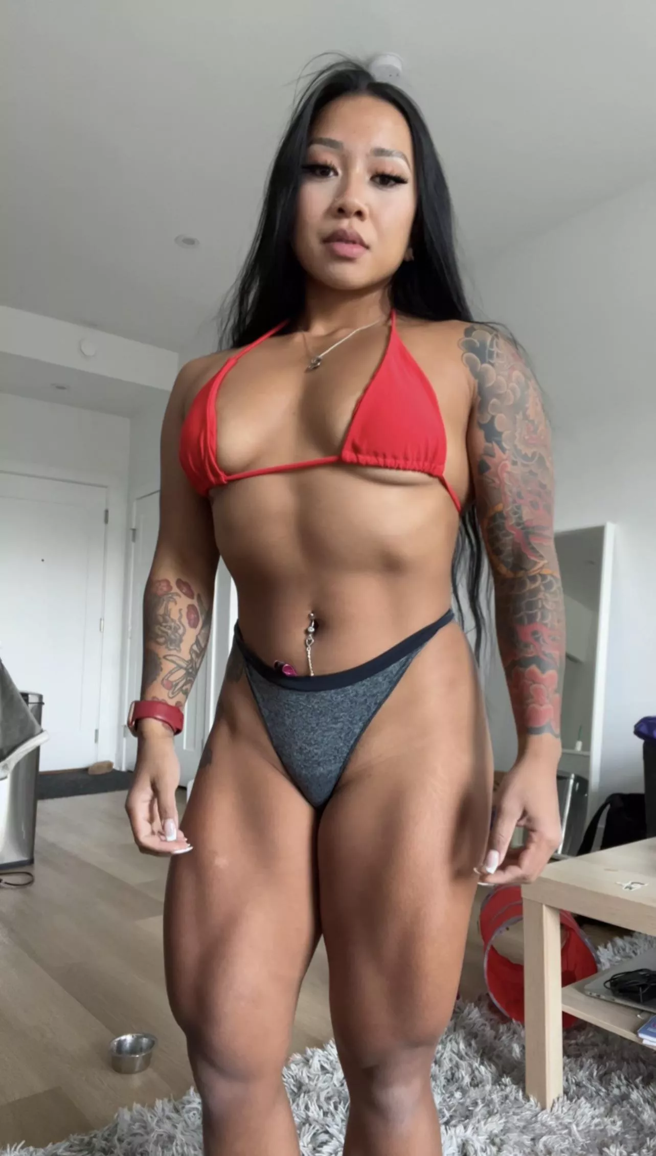 Ready to be a beach potato posted by fitbadbitchasianxxx