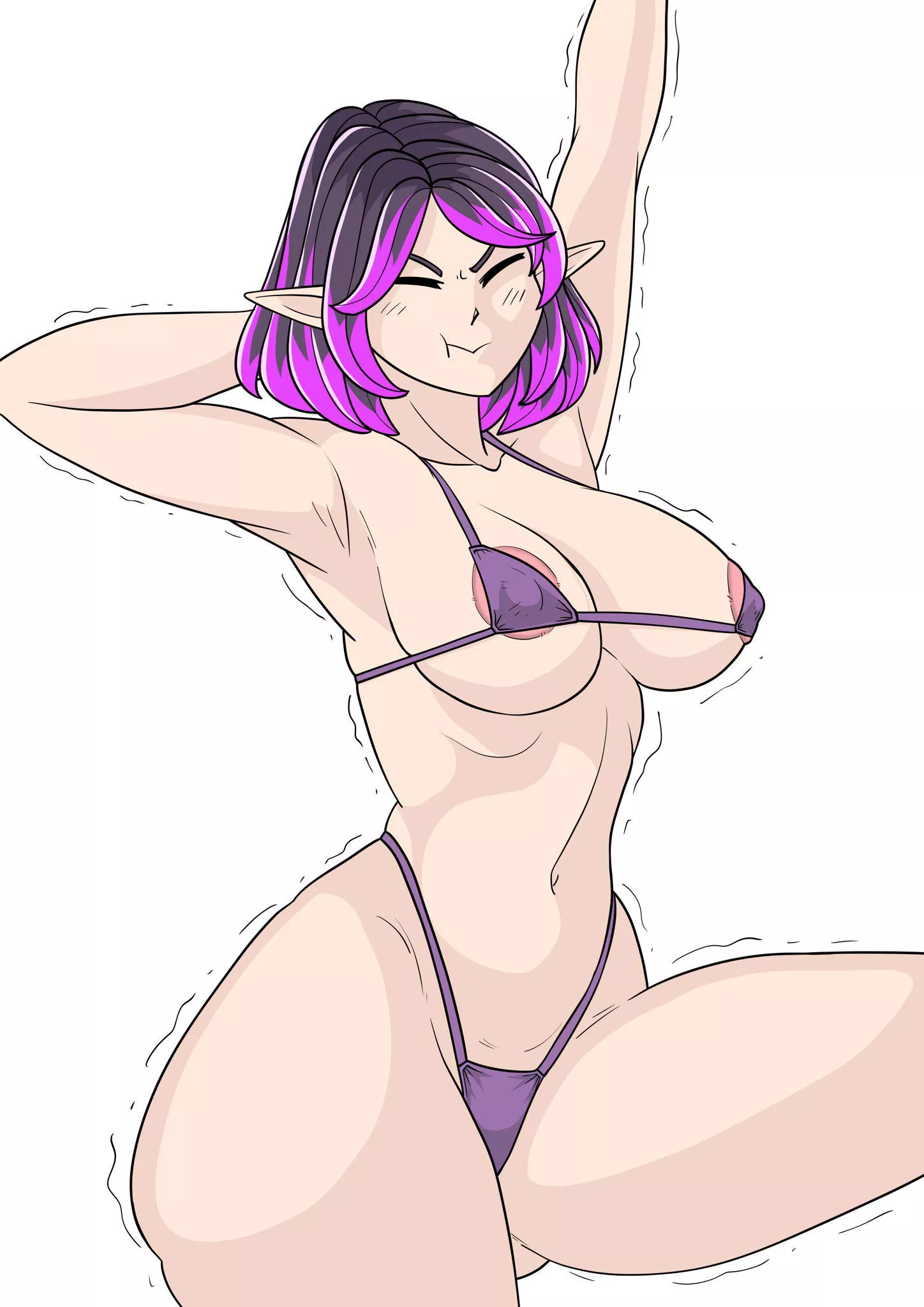Skye does a big stretch (Stepyon) posted by gifsundgirls