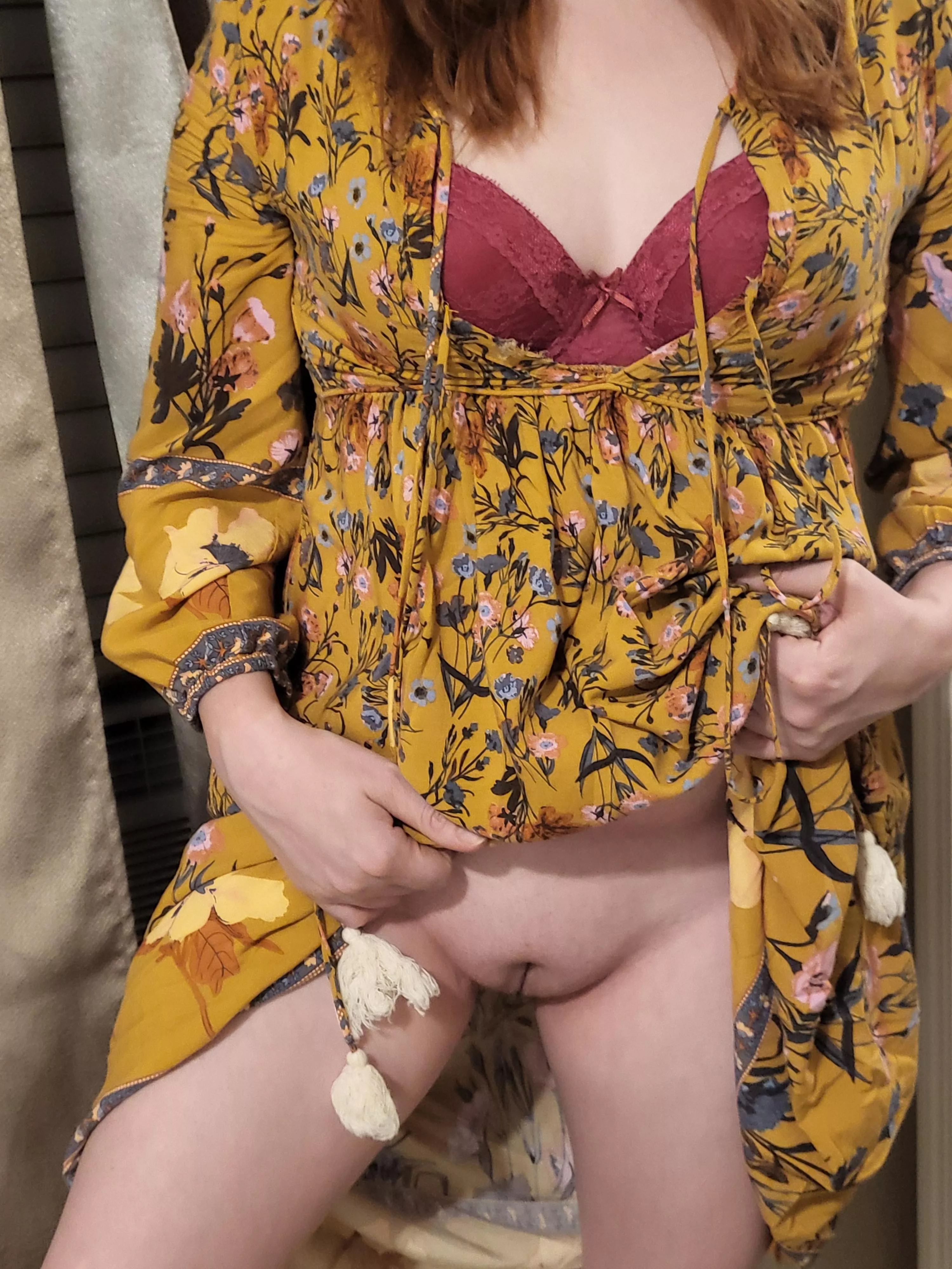 Slide my dress off and go to town. posted by Mtn_Peach_4227