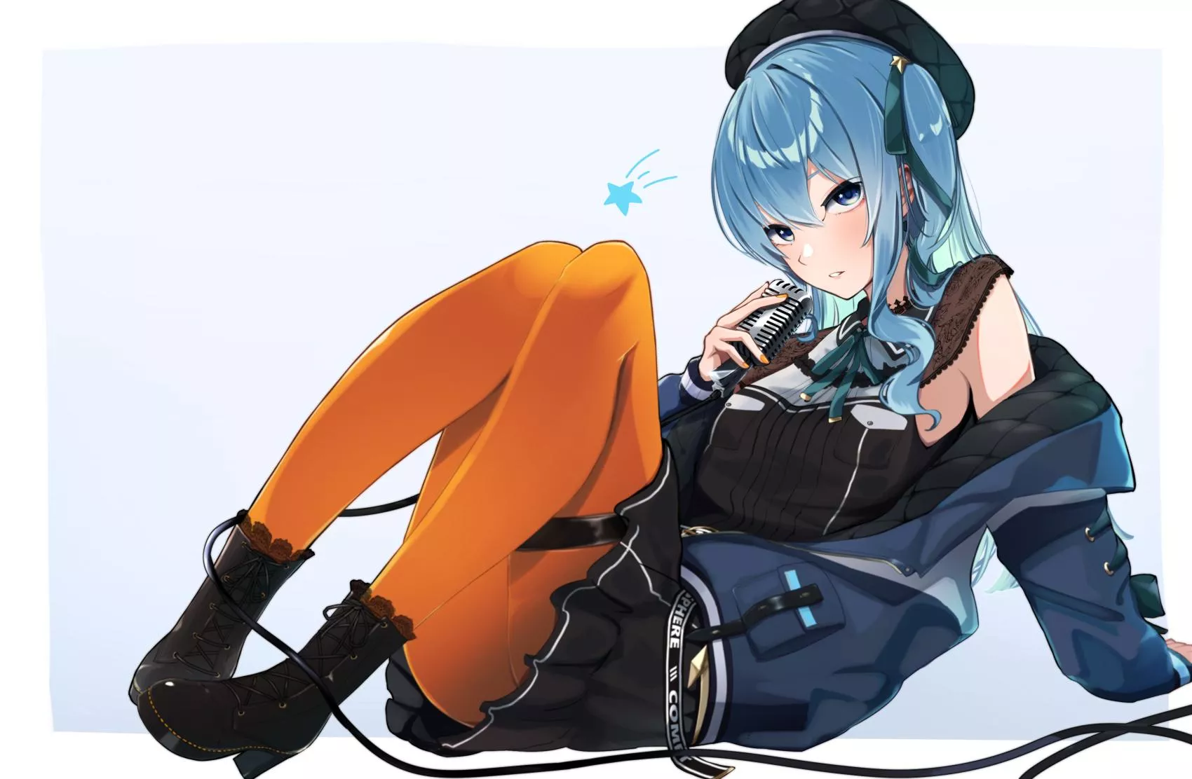 Suisei's Orange Tights [Hololive] posted by AluminiumGnat