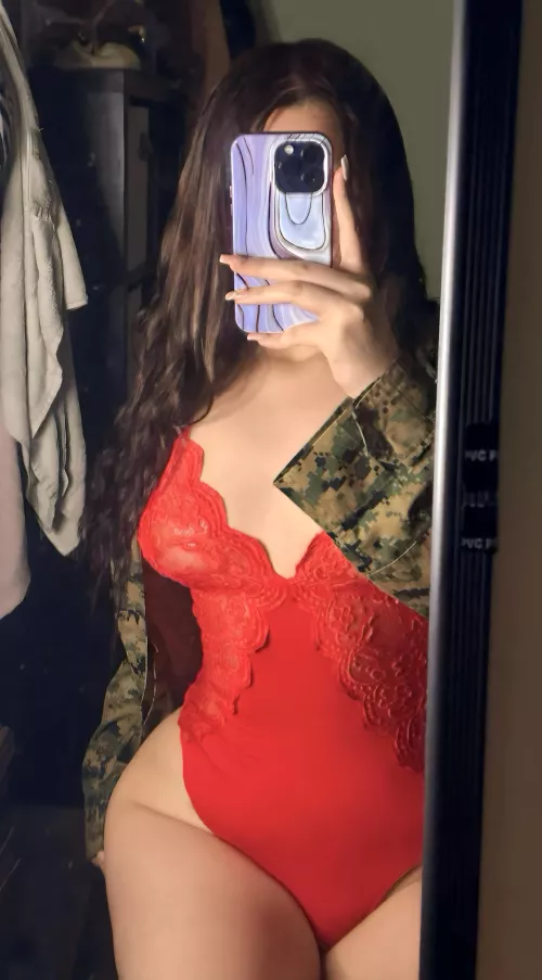 This is what’s under my uniform 🙈 by Queen_Nanni