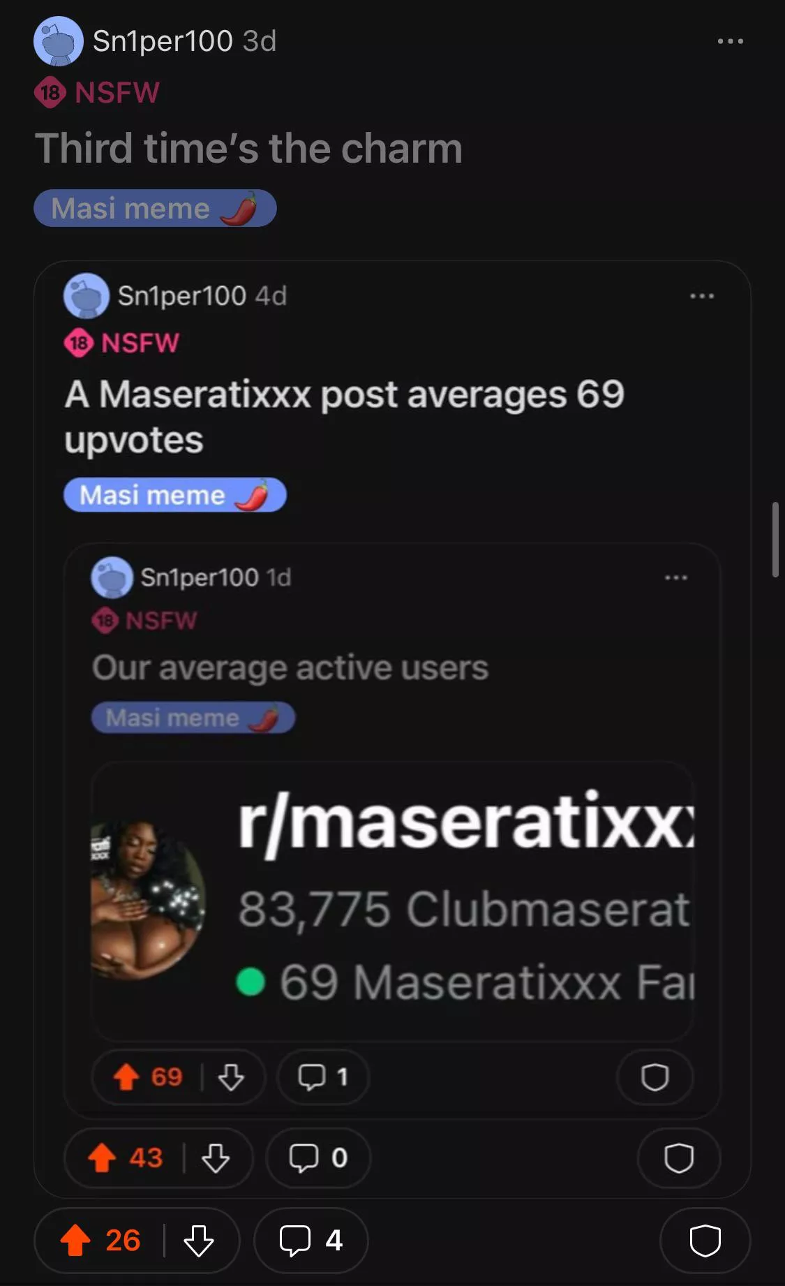 This meme will never die posted by Sn1per100