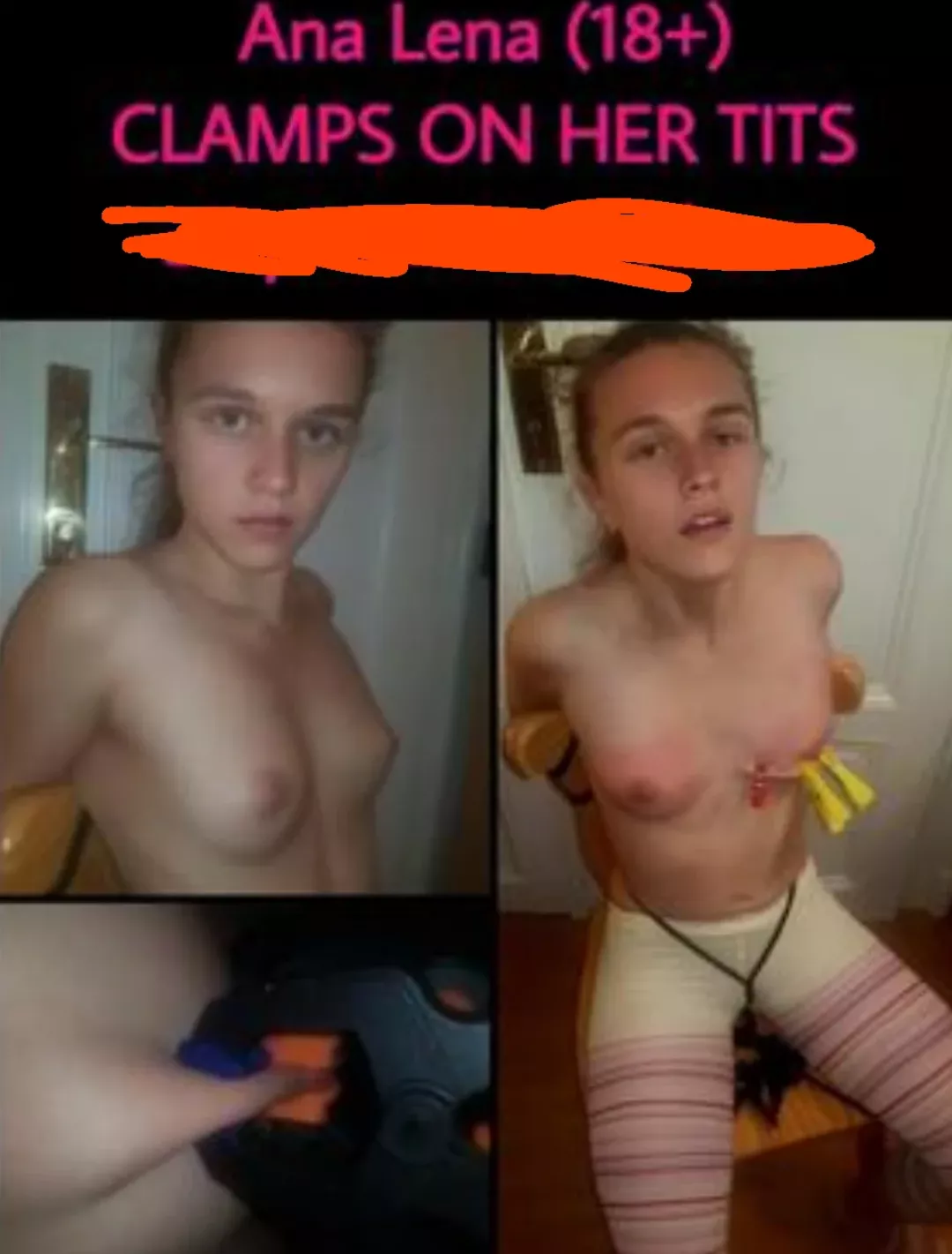 ToyGirl Ana Lena is pushed to her limits. posted by wuschelstoygirls