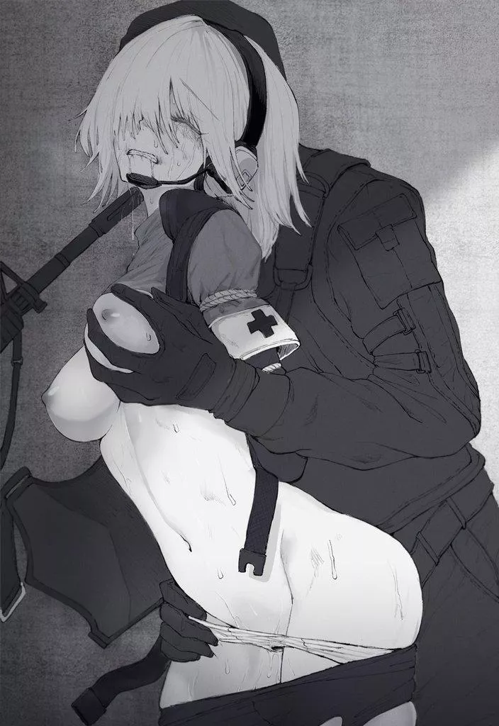 Violating the Geneva Convention - What happens to female medics when they're captured by enemy soldiers. (Artist: dormicum) posted by zshu50449