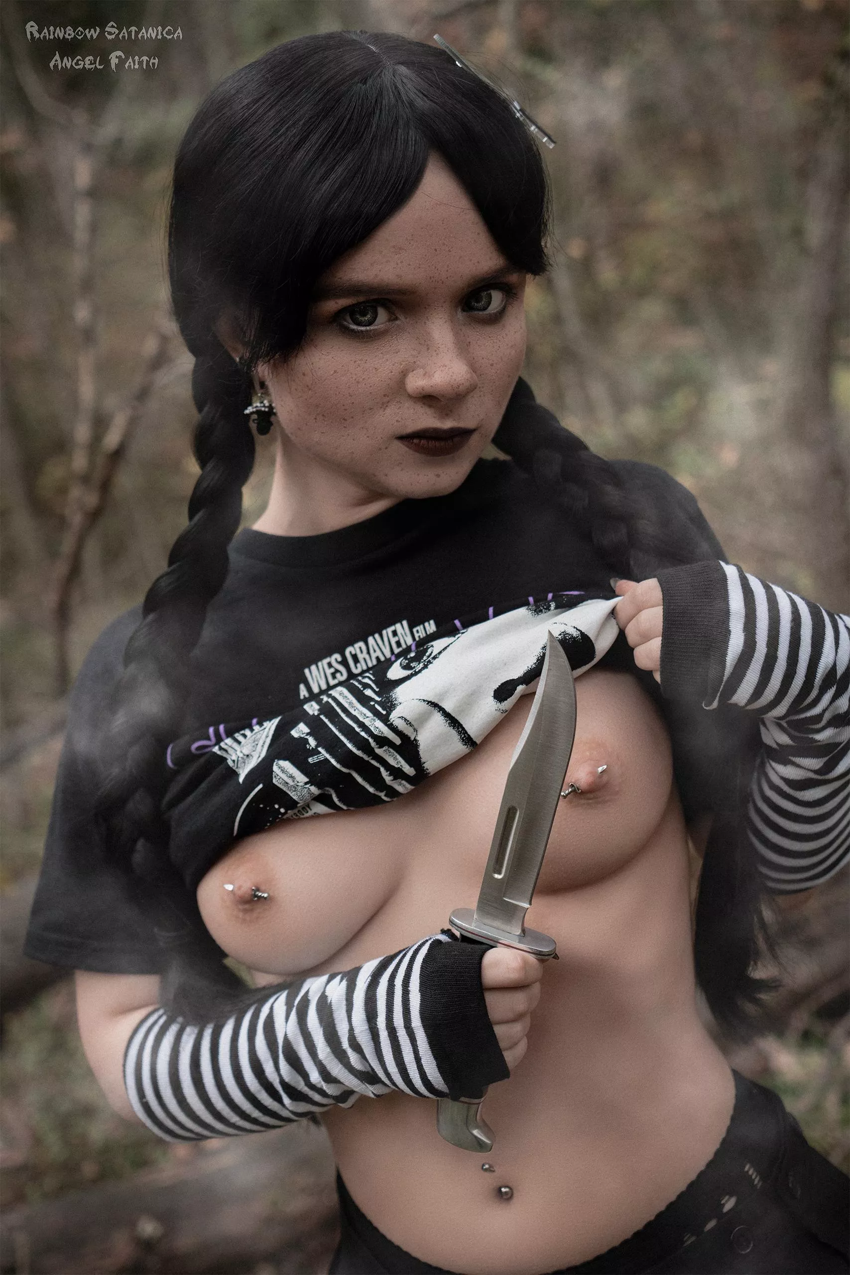Wednesday Addams likes edged weapons posted by TatyanaVikernes
