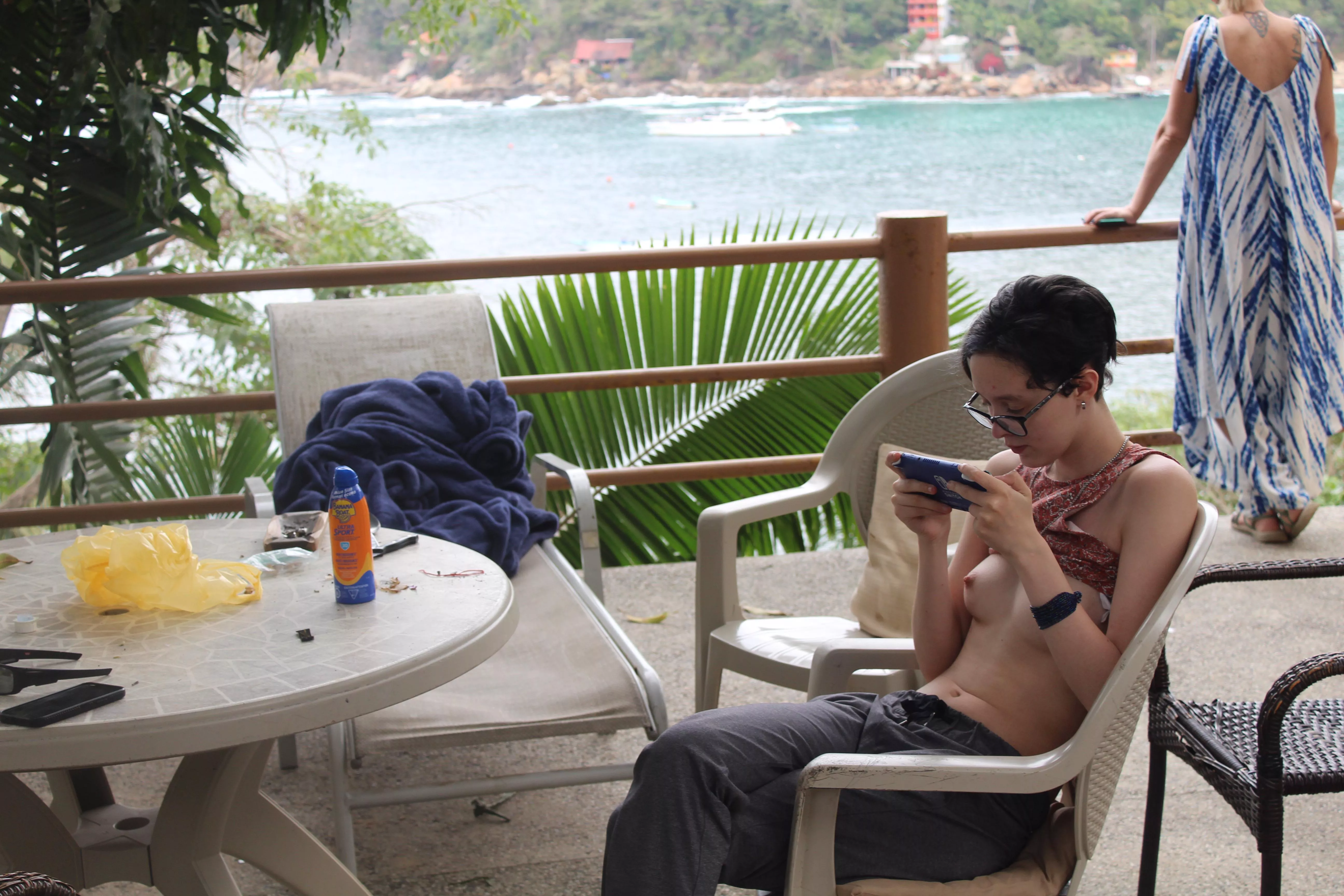 Yes get my sexy nerd to Paridise but she is still a nerdy gamer posted by No_Interview_6489