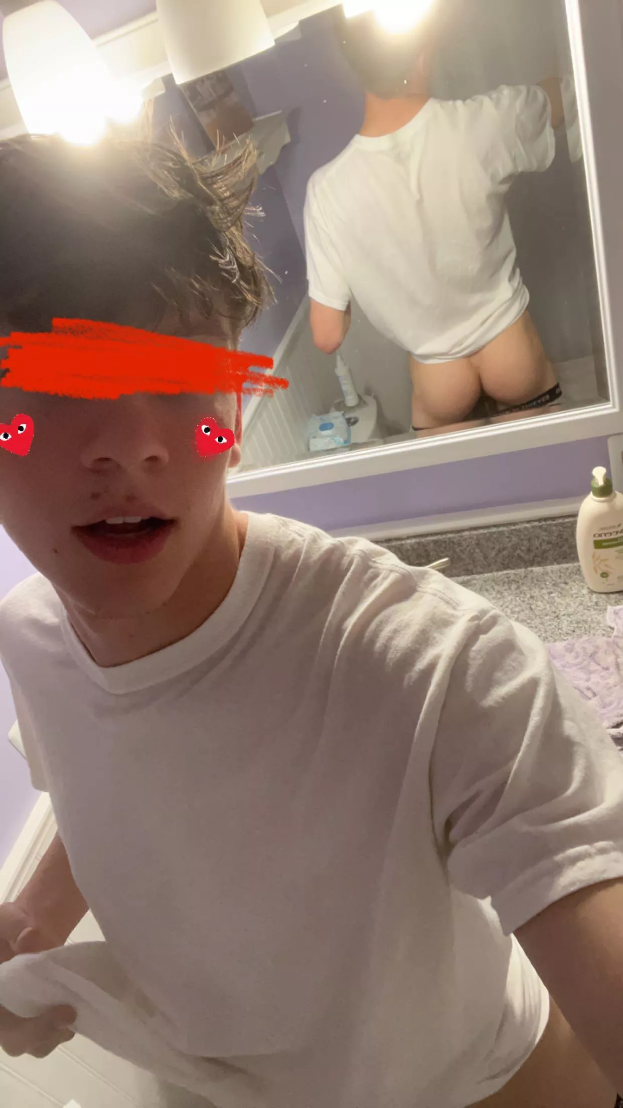 You walk in on me wyd posted by skittlesriddles44