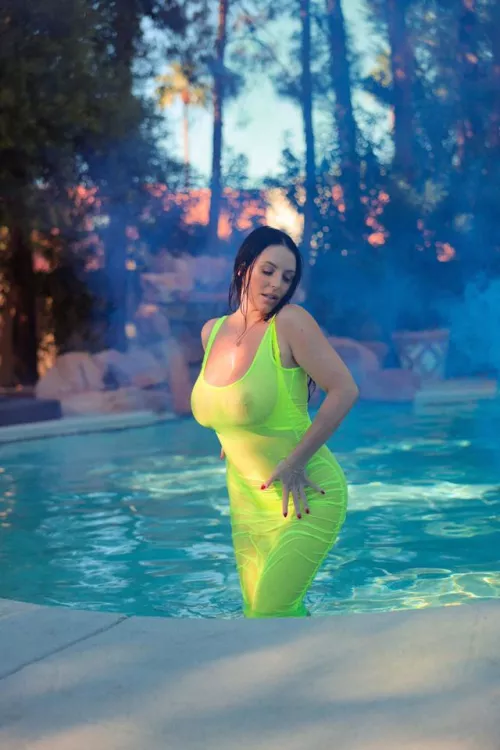 A goddess rising up from the water by Malakuro