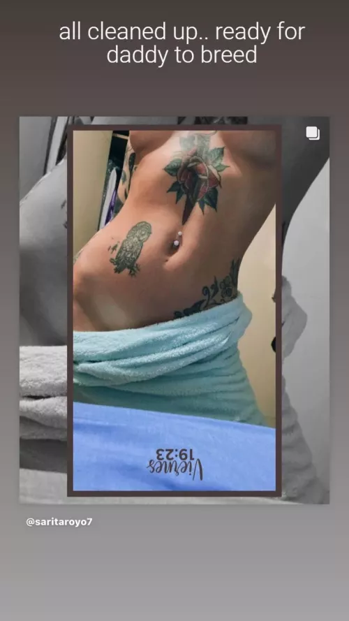 all cleaned up.. ready for daddy to breed by LegionTrumps