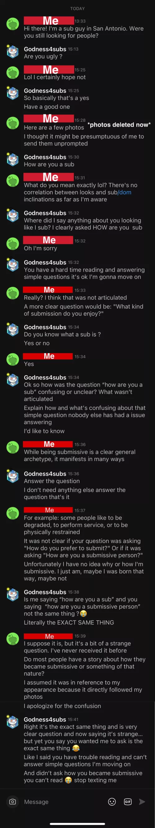 Am I insane? Or is this how we speak to each other now? by tkthrowawayylmao