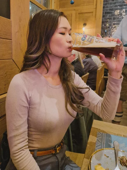 And I am not even a beer girl by Tickypose