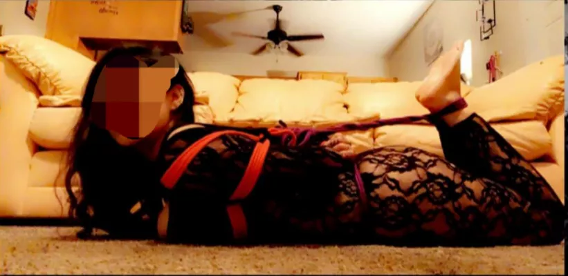 Another shot from when our roomie had her first ever experience with rope. posted by rmatt93