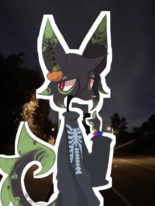 aough,,my first post on reddit. my boy milo. (art by me)👍👍 by bisericaa