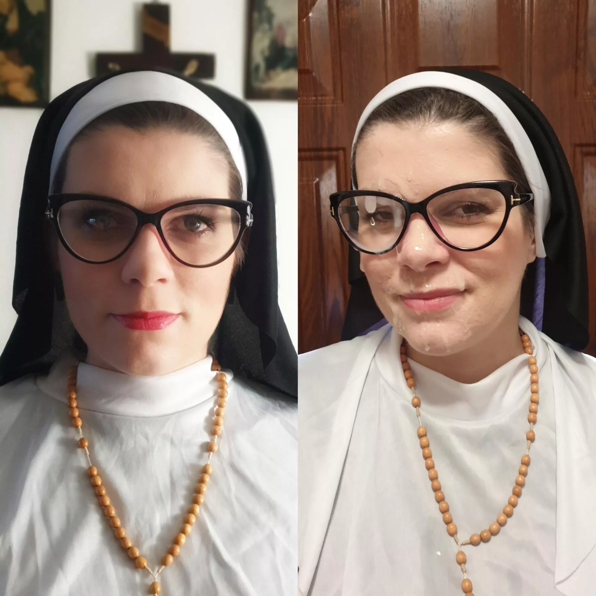 before/after 😊 posted by chrystinka