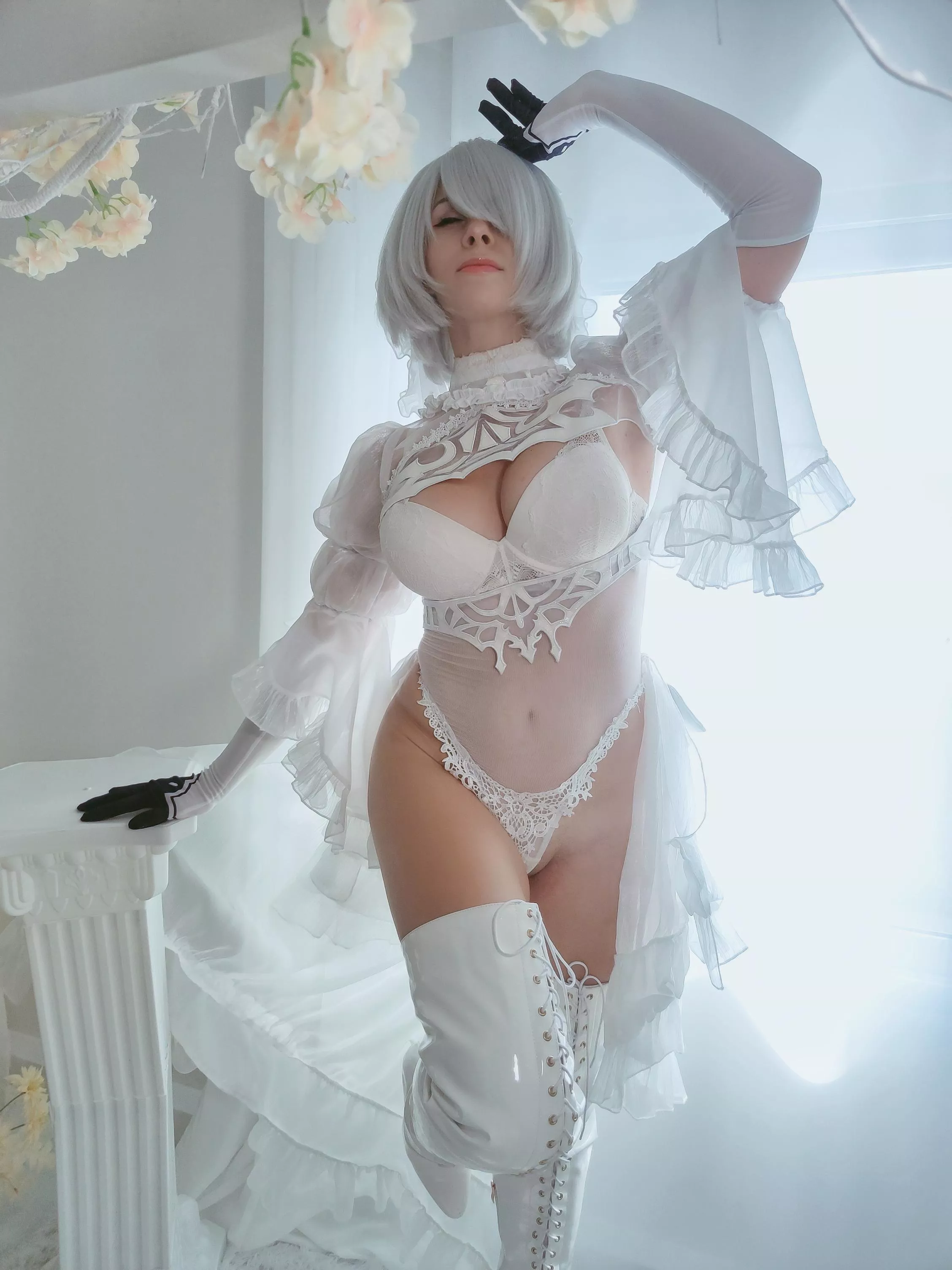 Bride 2B cosplay by Yuna Kairi posted by Intrepid-Upstairs-69