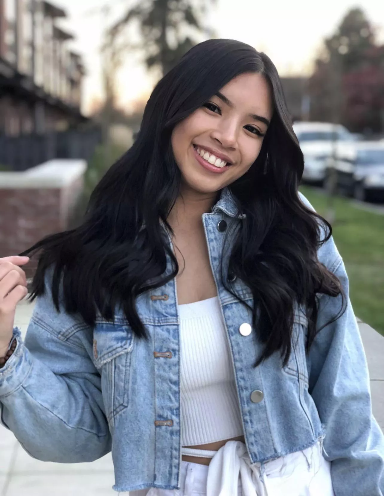 Busty denim babe posted by Active-Rise-247