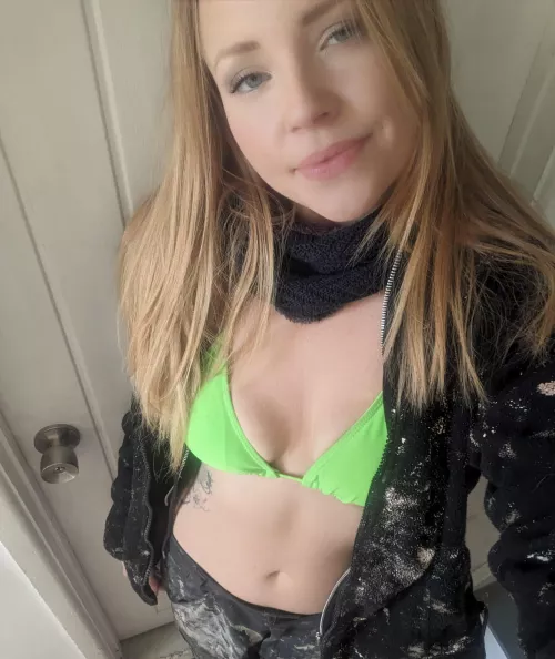 Cheeky peek under my work clothes by RebeccaFox4