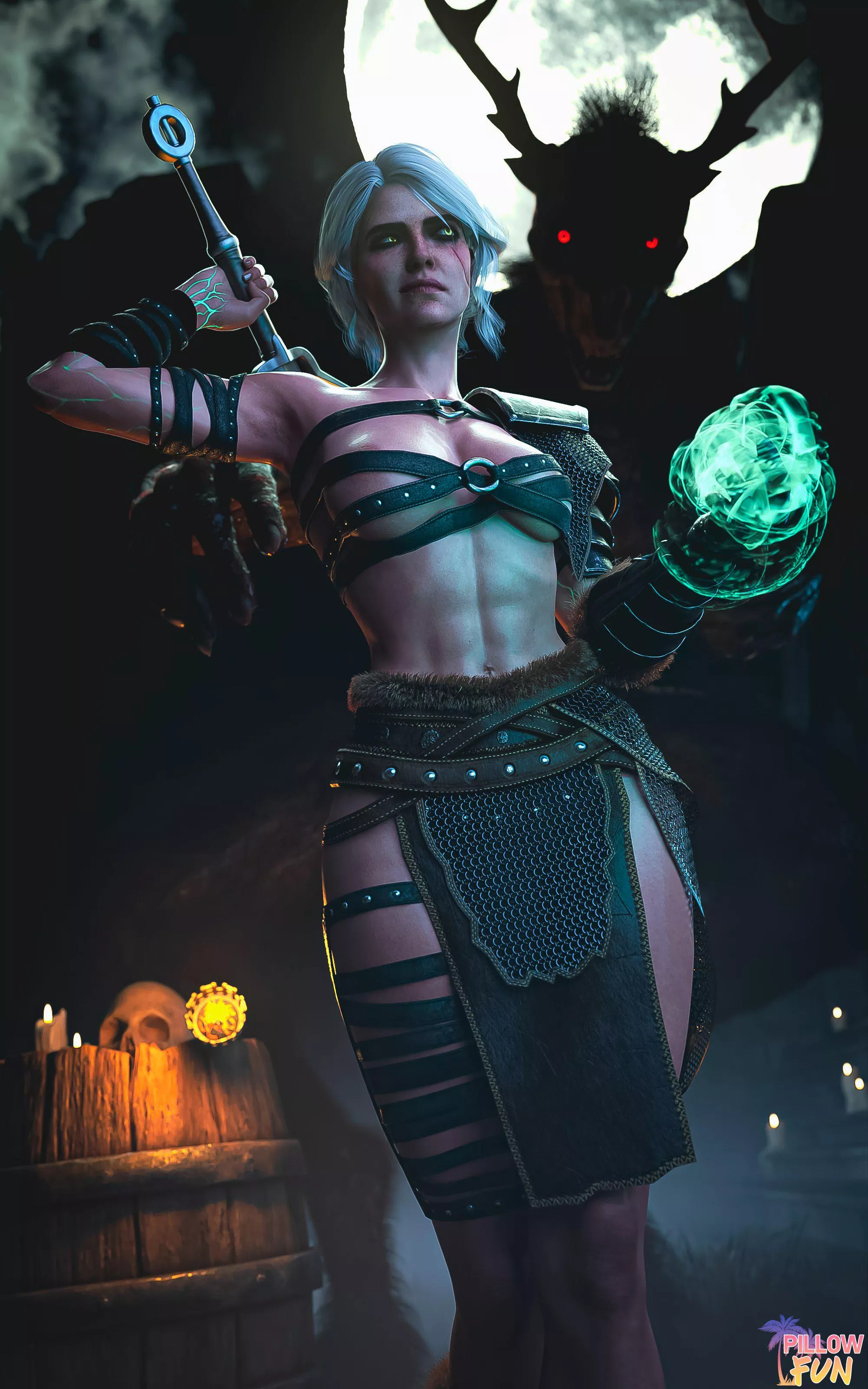 Ciri (PillowFun) [The Witcher] posted by Kuro-Oji