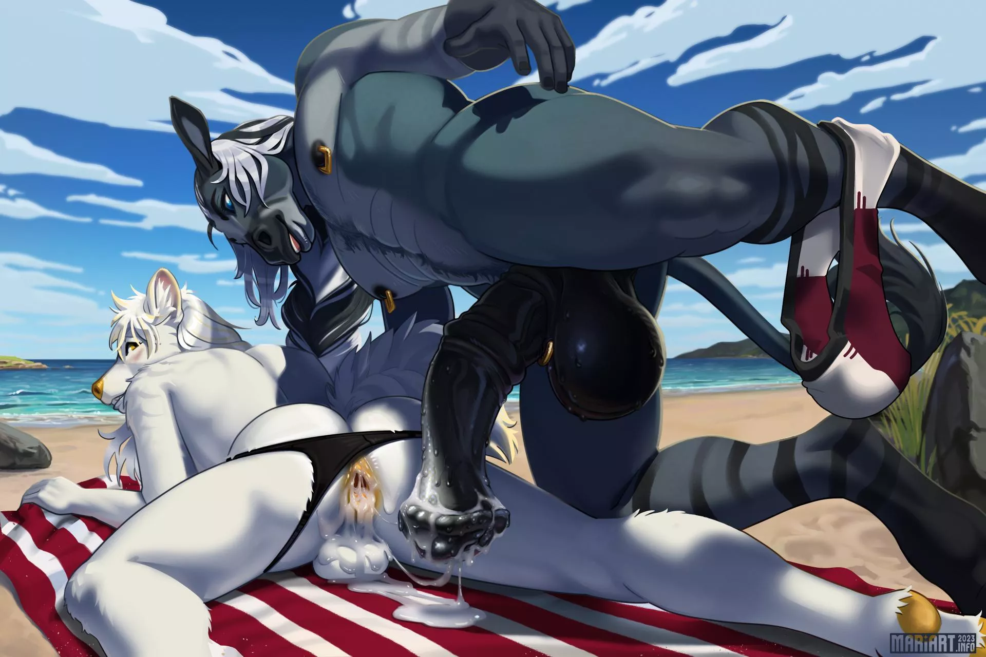 Creamed at the Beach (Omari) posted by DL2828