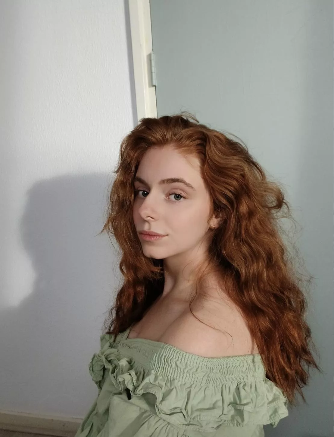 Do you like me in green? posted by Gingeramyashley