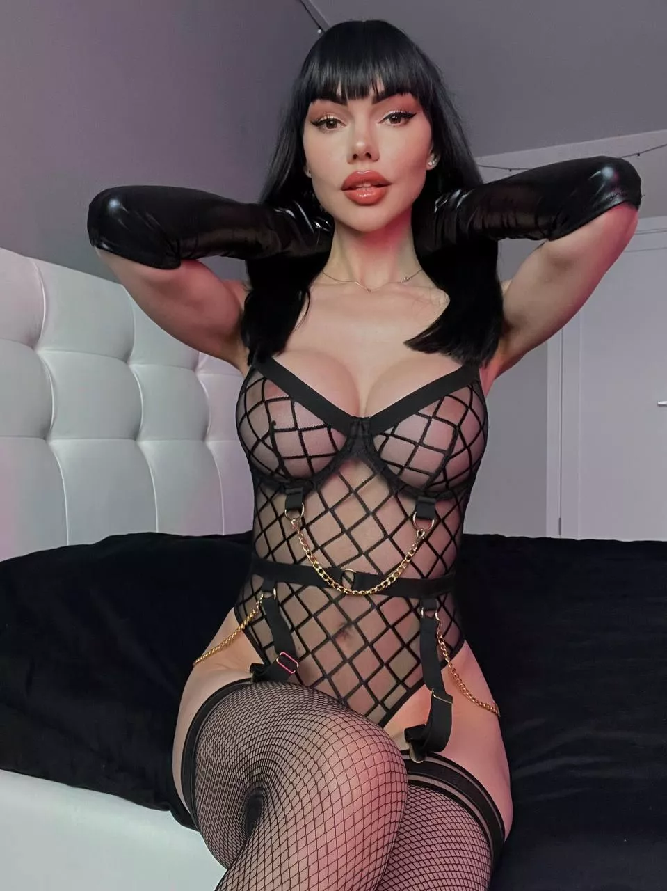 Do you think this bodysuit is more transparent or black? posted by sore_allerg