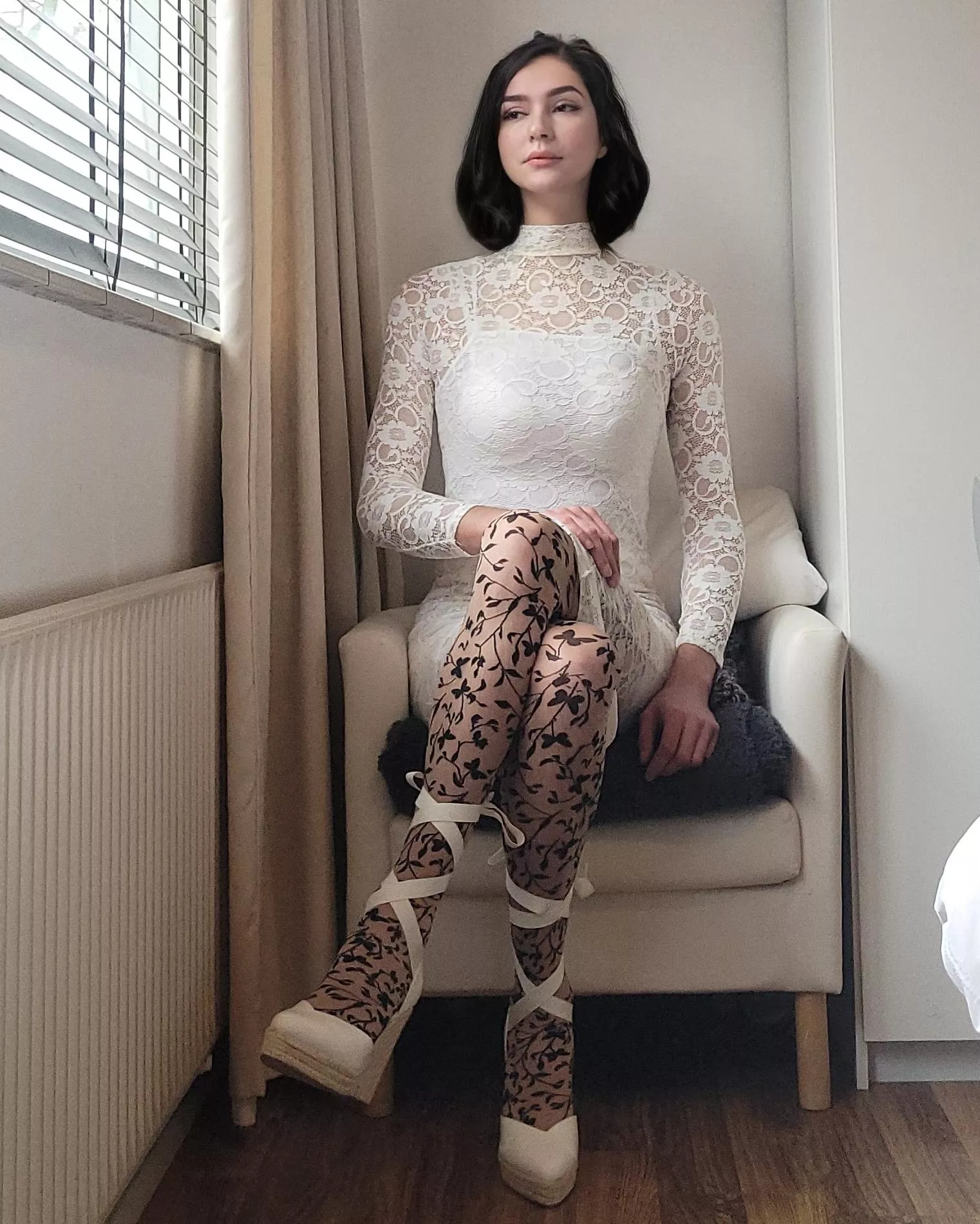 Do you think white suits me? posted by 55drpepper55