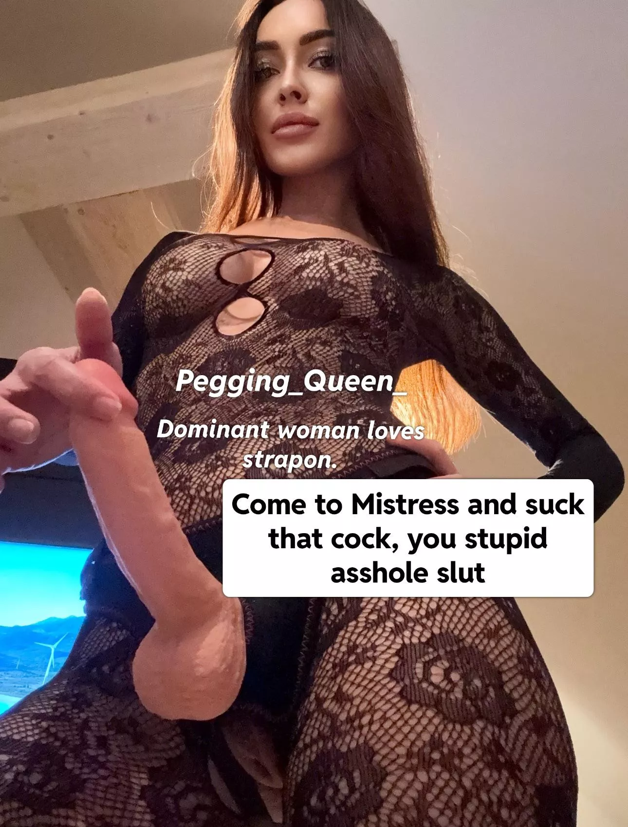 Dominant woman destroy ass hole of slaves with her strapon. 🖤 posted by pegging_queen_