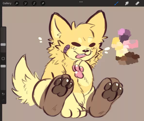 Doodle scoping my twt timeline and doodled goob dude from @Whiskey_Dingo’s acc i believe (art is mine: @TIMIDBVNNY) by Timidbvvnny