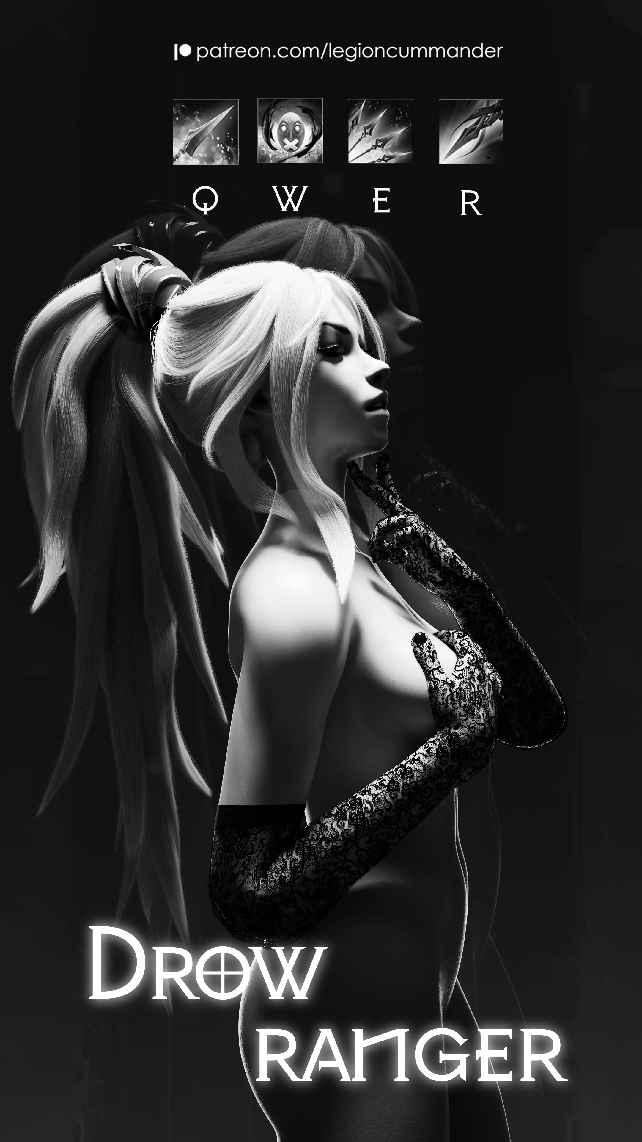 Drow Ranger [Dota 2] (legioncummander) posted by legion_cum_mander