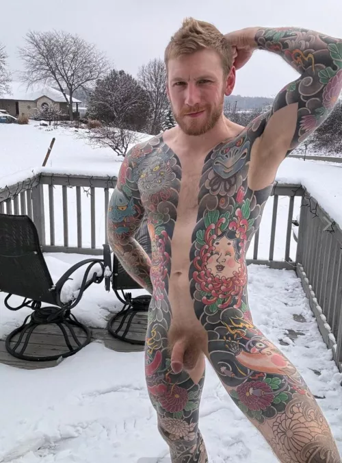 Enjoying the view by onebigtattoo