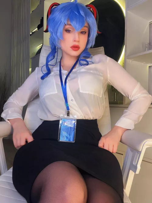 Ganyu as your secretary cosplay by Shadory by Shadory-cospay