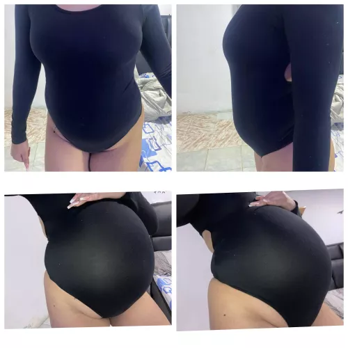 Good night friends, how incredible my belly is, how beautiful before and after 🐷 I love to eat a lot, a lot, without limits, who wants to feed this pig? 😊😍 by stufferpig