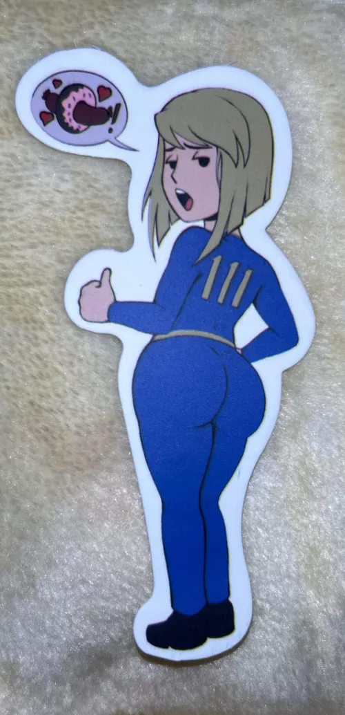 Got a pack of Fallout stickers for Christmas, one of them looked…familiar by RequirementTall8361