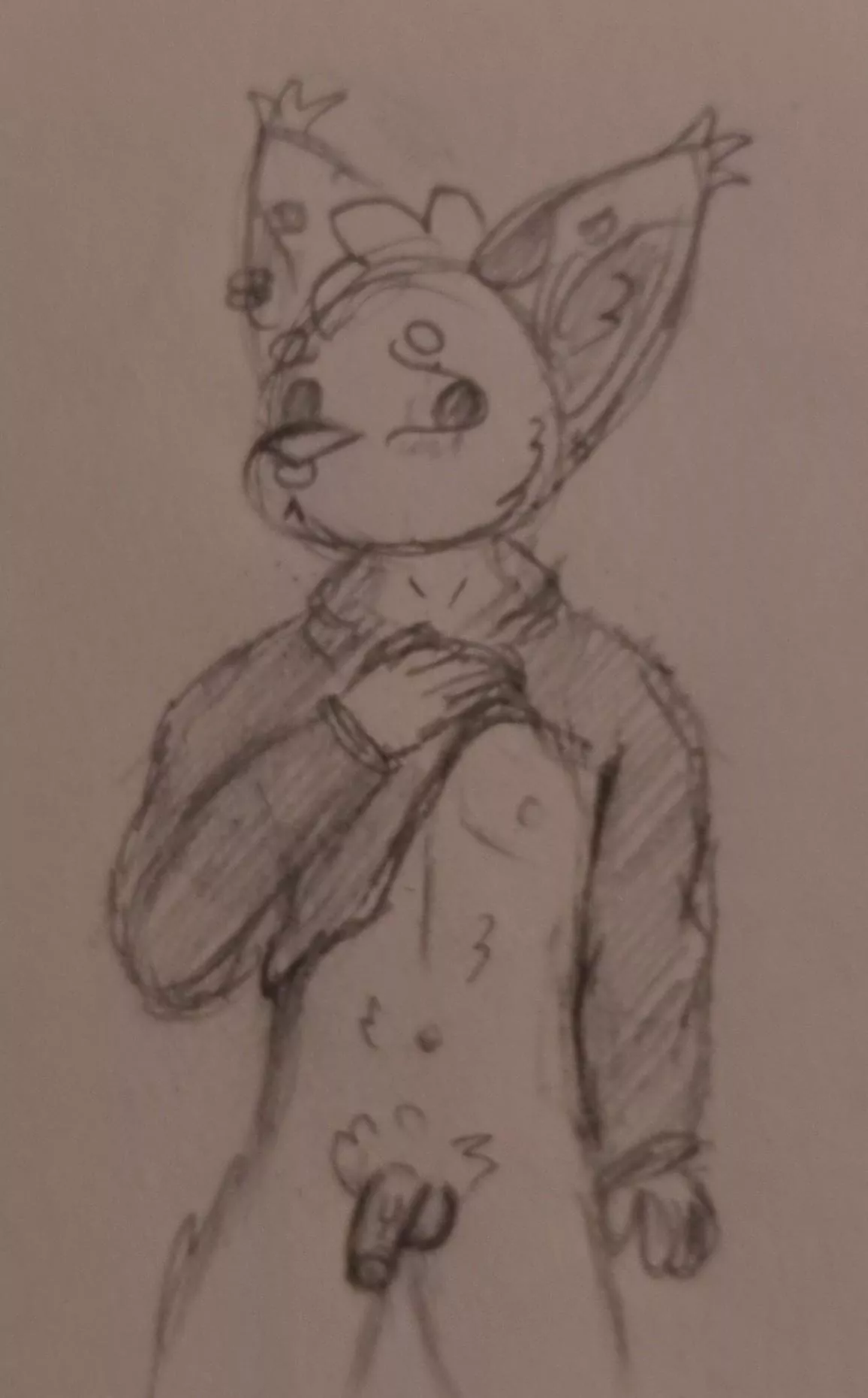 He's shy :< posted by IigorogiI