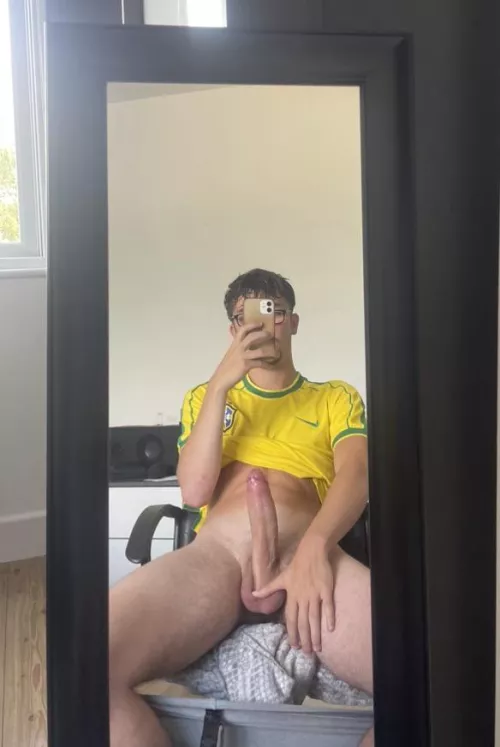 Is my huge soccer player cock turning you on? by HugeTeenRod