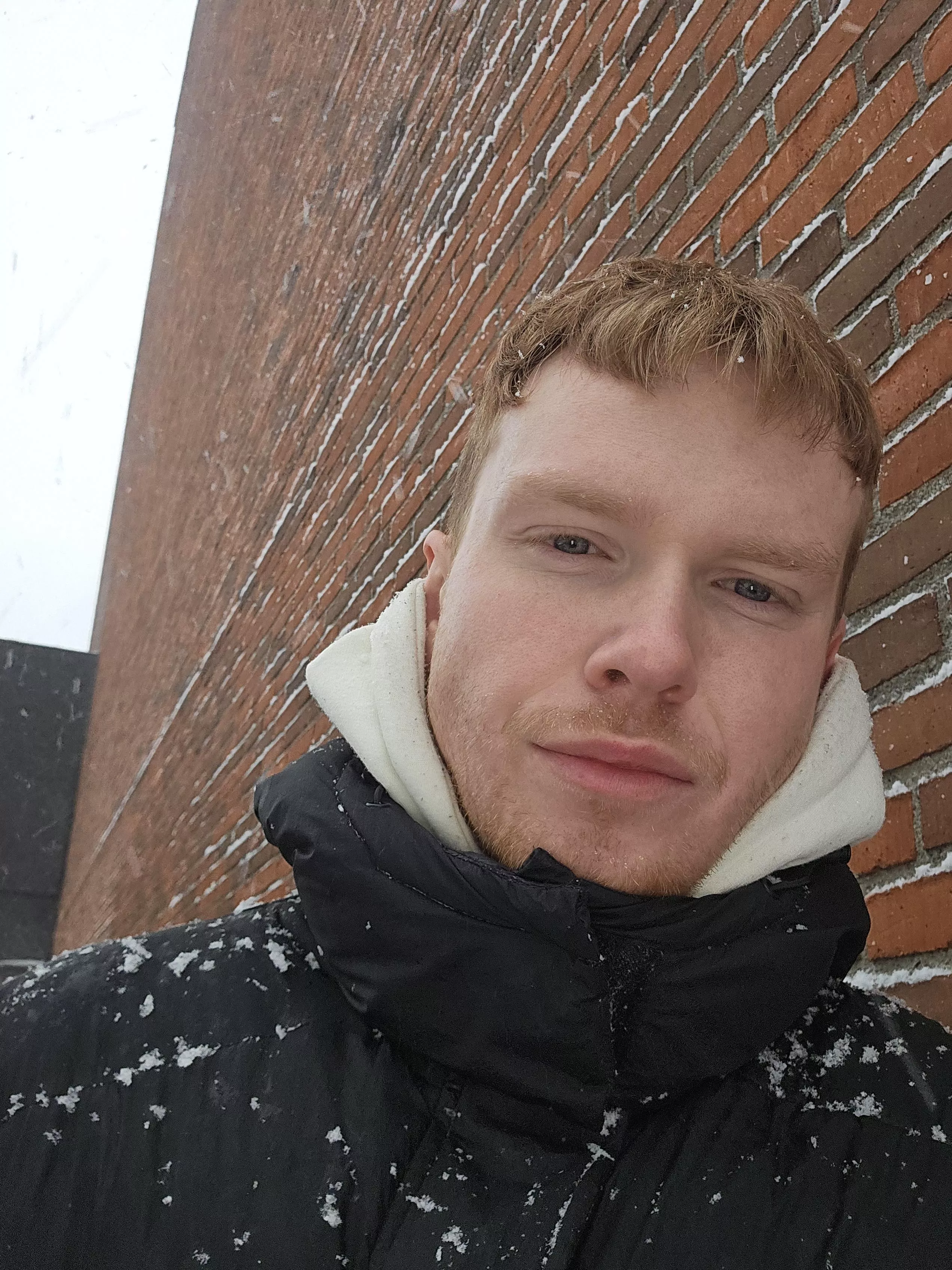 Its cold out here. posted by YourVeryOwnGingerBoi