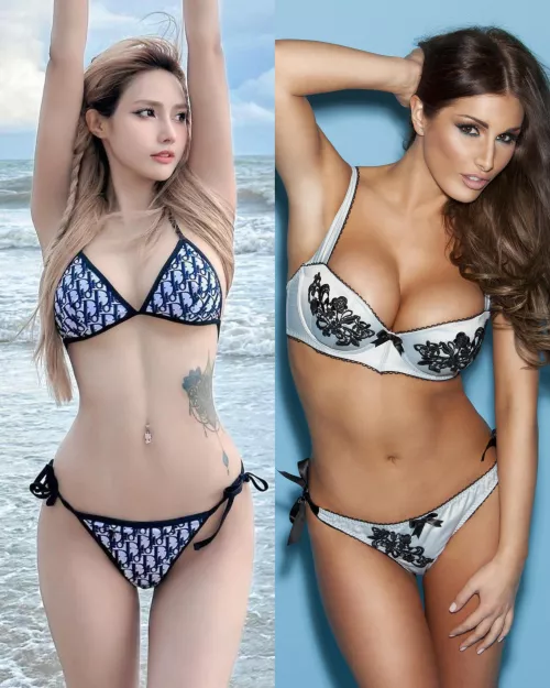 Jenny Yen vs Lucy Pinder by Sweet-Life110