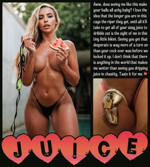 JUICE [chastity] [femdom] [denial] by Teas_Denial