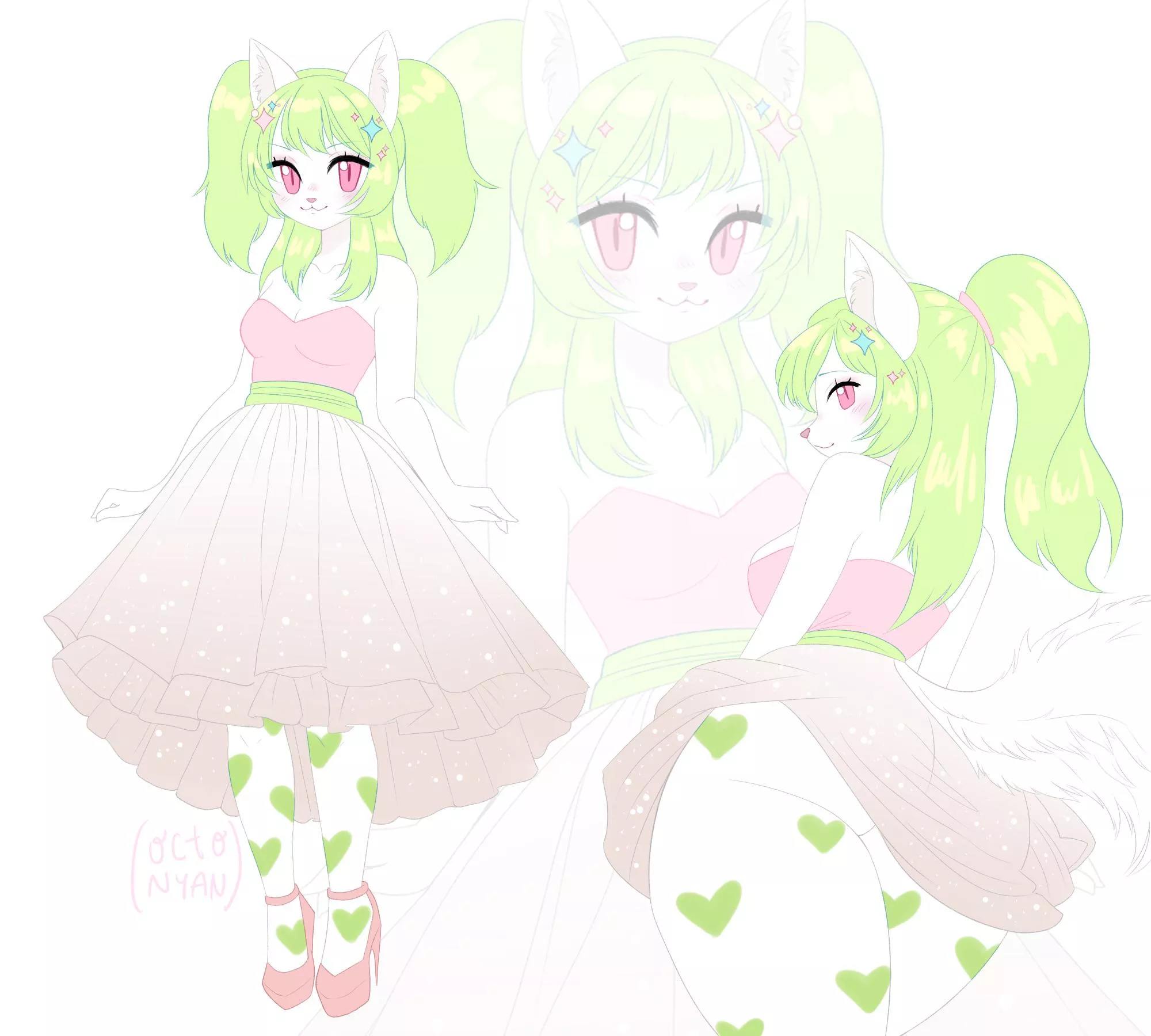 Lime The Cat posted by OctoNyan_