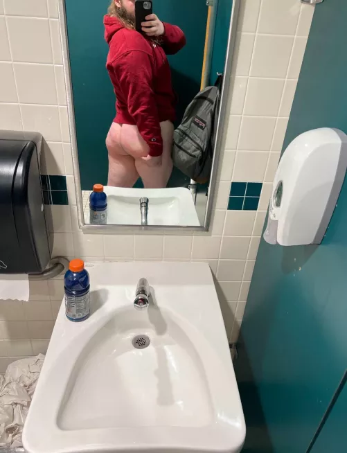 Love cruising the college bathrooms by CuriousBigBooty