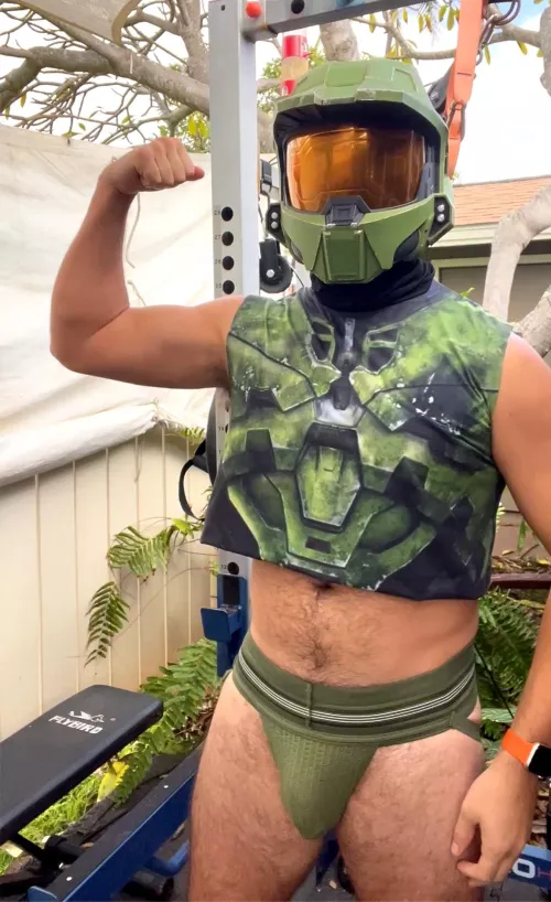 Master Chiefs workout. Cum for the beef by homogymbro