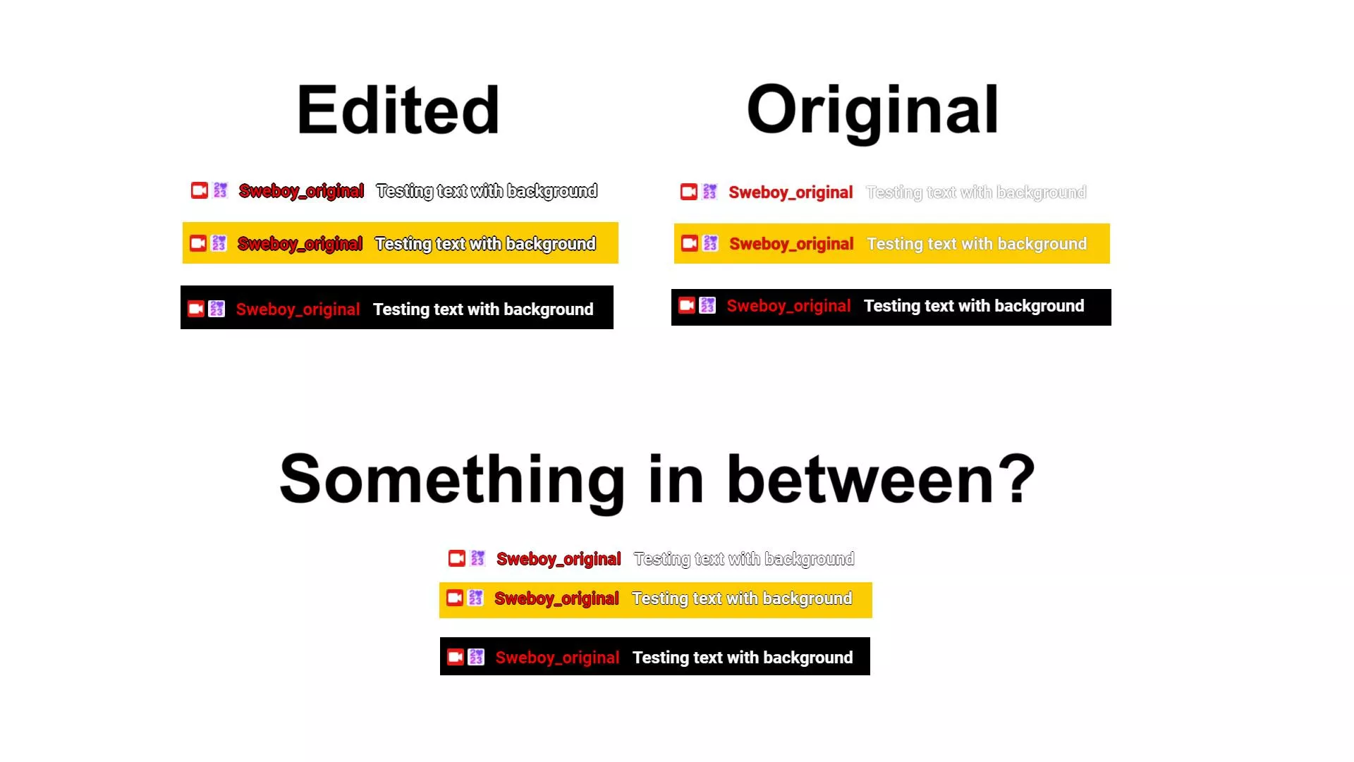 Messed with CSS to my own chat-text. Which do you think is more readable? posted by Sweboy_original