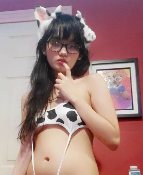 My Cow-Kini F18 by an_egirl