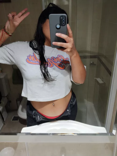 My new crop top was a birthday present. by Kam-lau