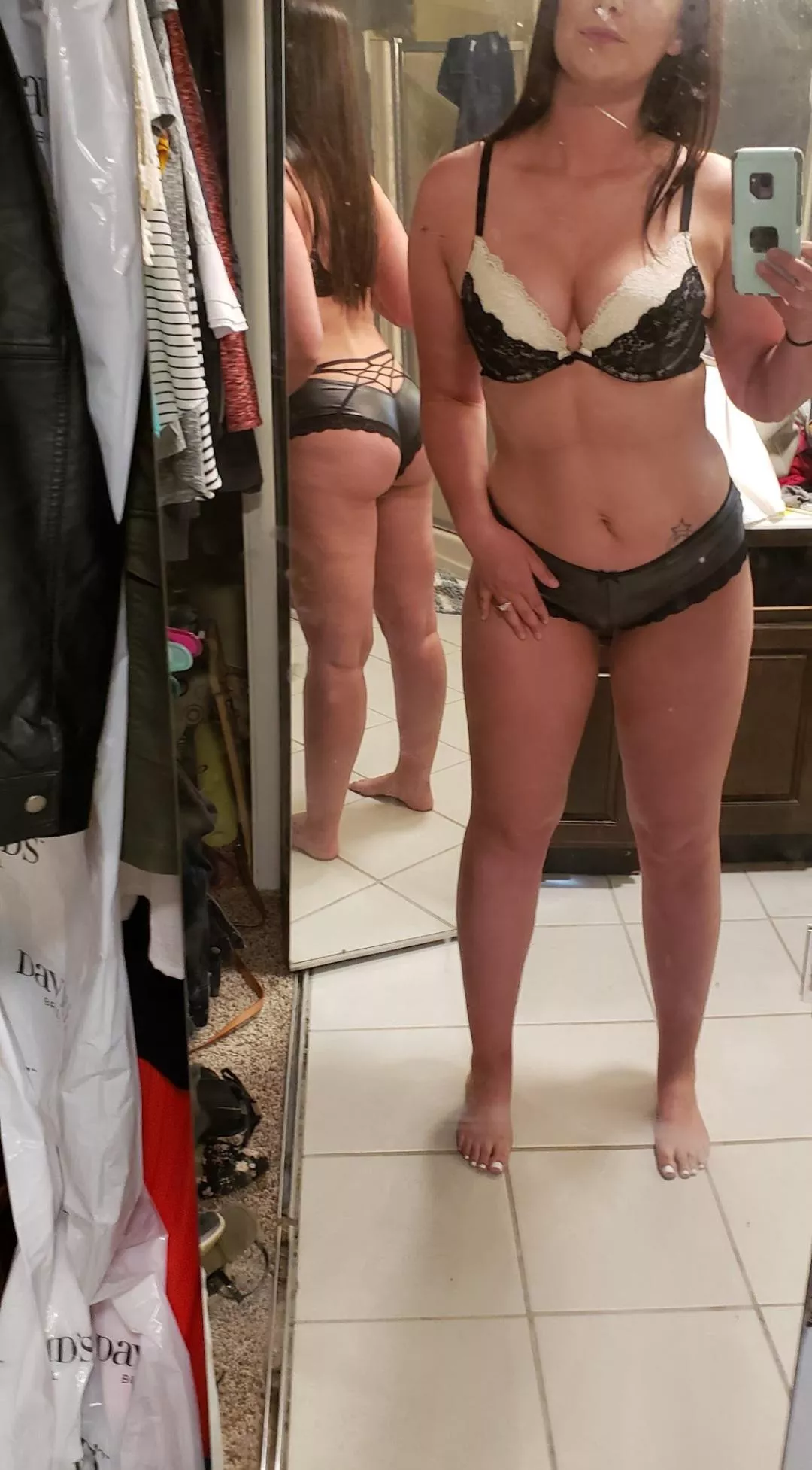 My Texan Wife in her Leather panties 🥵 posted by Intelligent_Island32