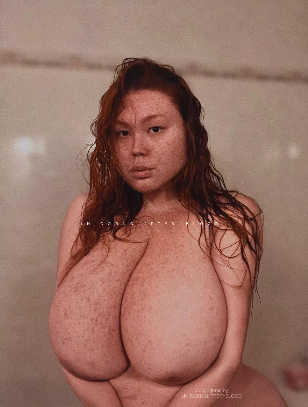 [OC] i know my boobs arent perfect but i hope you still like them! posted by Unicornglitteryblood