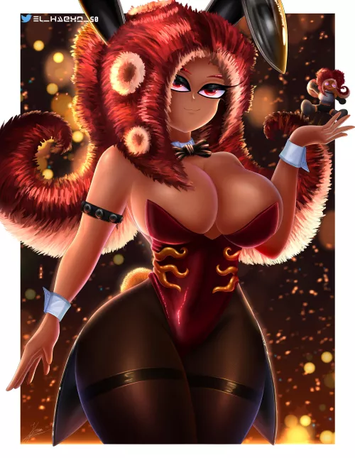 Octo Fuzzy Bunny (El_Macho_20) by 3inchBanana