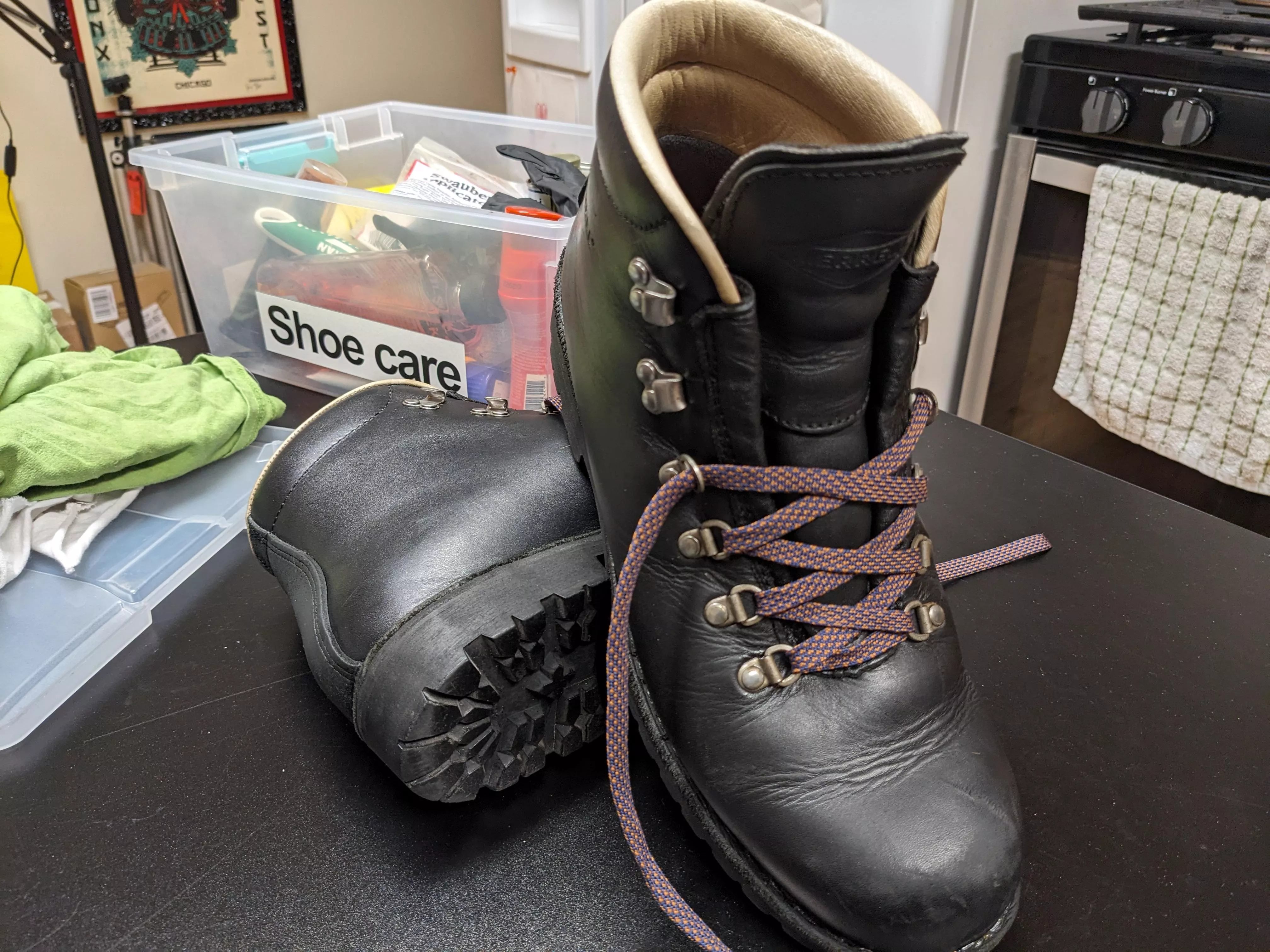 Oiled up the Merrells tonight posted by ggibby