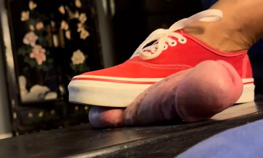 Playing in my vans is my favorite posted by Tramplesneakercouple