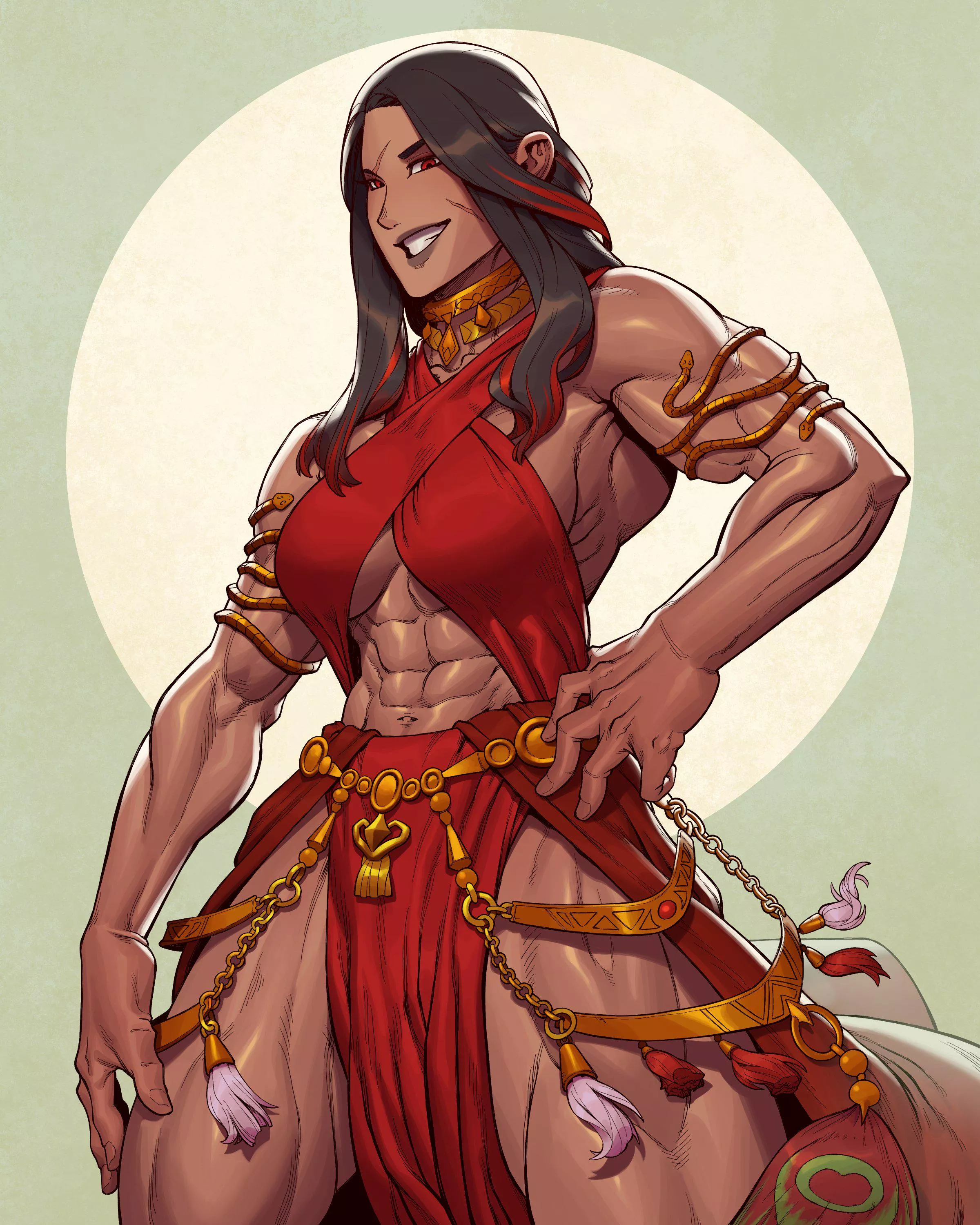 Red Dress (Joseph C. Virtuoso) [Original] posted by Kuro-Oji